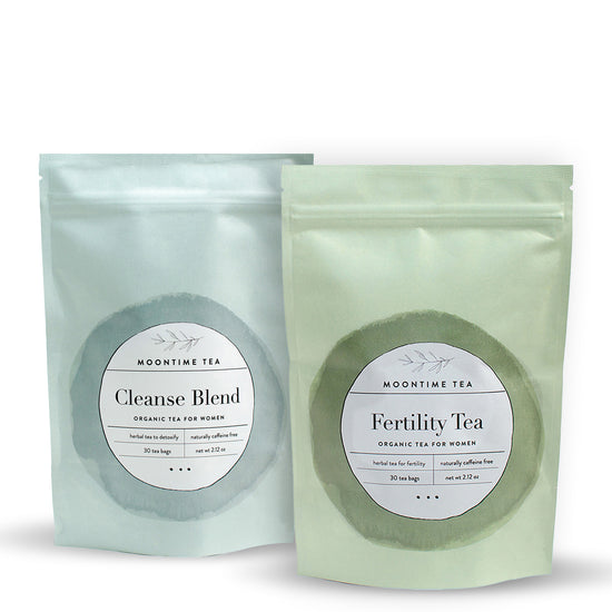Fertility Cleanse Bundle: Organic Fertility Tea + Organic Cleanse Tea