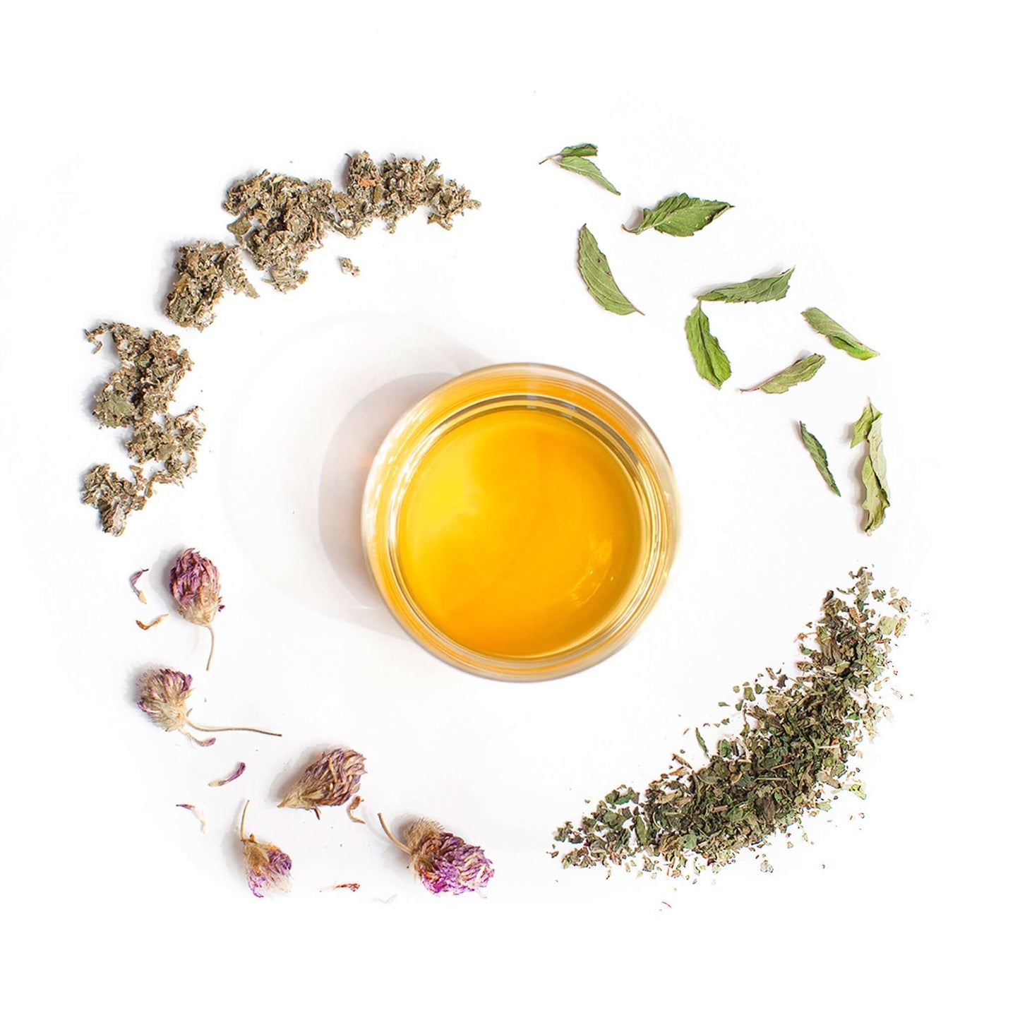 Organic Women's Fertility Herbal Tea Blend with herbs and tea