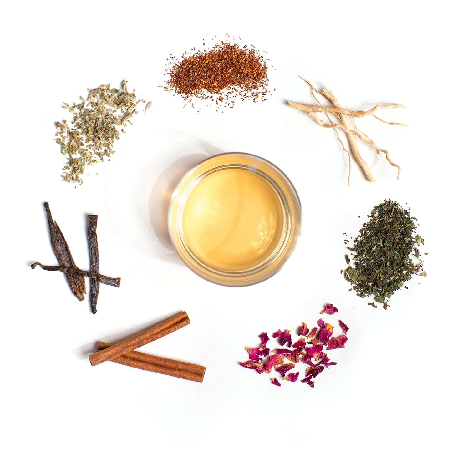 Organic Women's Libido Herbal Tea Blend with herbs and tea