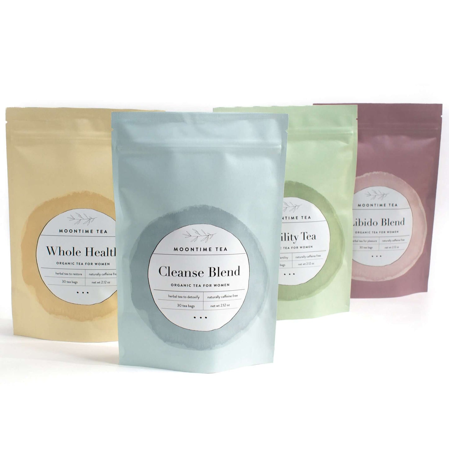 Moon Cycle Organic Tea for Hormone Balance Bundle all teas
